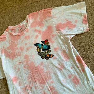 OBEY Butterfly Tie Dye Shirt